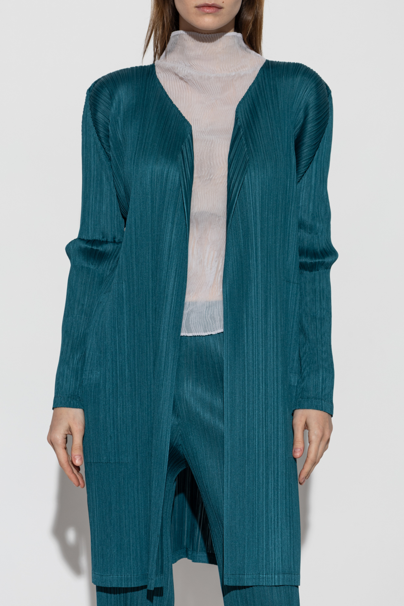 Pleats Please Issey Miyake Long Coat コレクション Issey Miyake